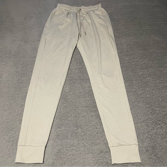 Buffbunny high rise track pants size medium in bone - Picture 1 of 8